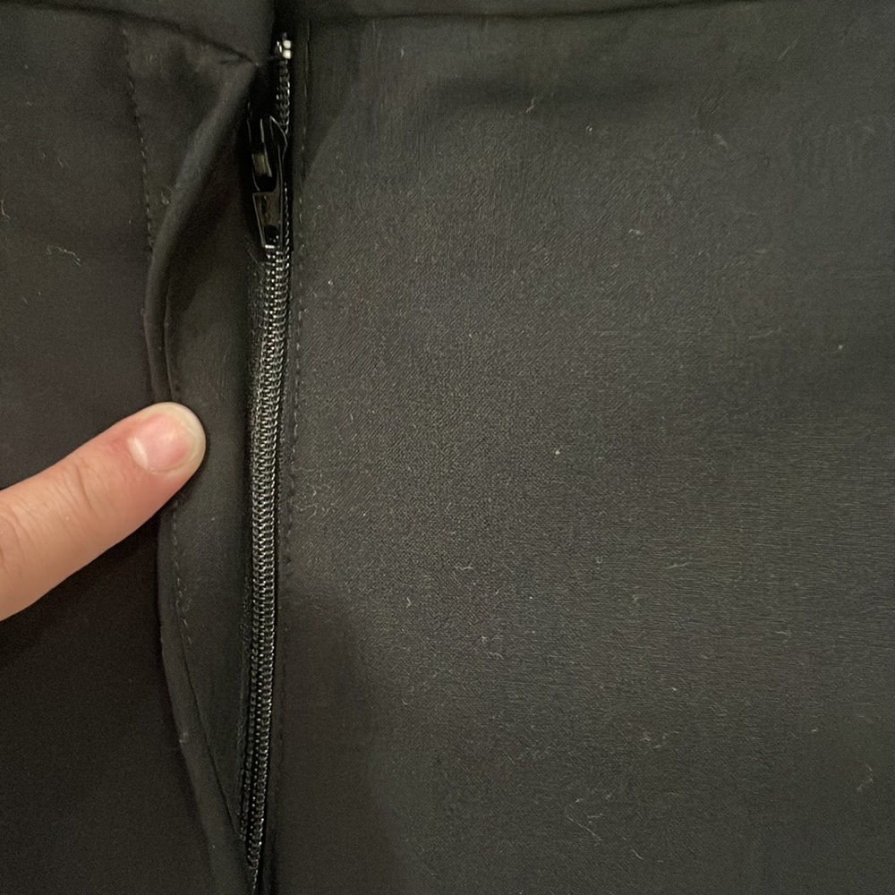 ❌❌SOLD❌❌Calvin Klein Black Plus Size Solid Straight Leg Pants - Picture 3 of 8